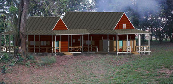Villa en Guyane Française par Michel Corbon, Architecte d.p.l.g.
